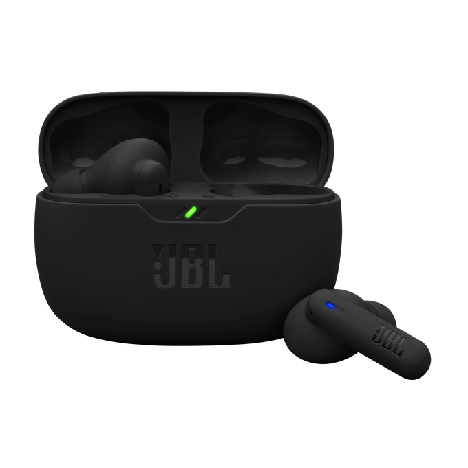 JBL Wave Beam 2 - Black - True Wireless Noise Cancelling Earbuds - Hero image number null